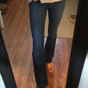 7 FOR ALL MANKIND - dark wash bootcut